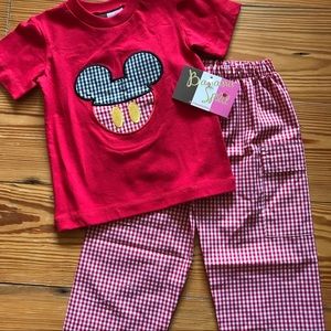 Two Piece Boys Disney Pants and Top